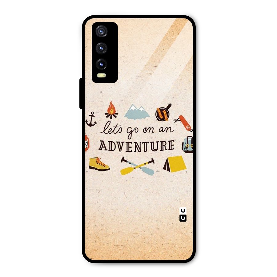 Lets Adventure Life Metal Back Case for Vivo Y20 2021