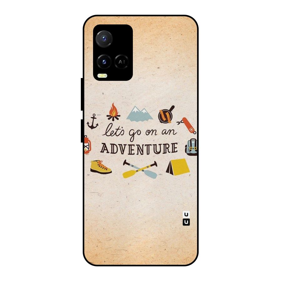 Lets Adventure Life Metal Back Case for Vivo Y21T