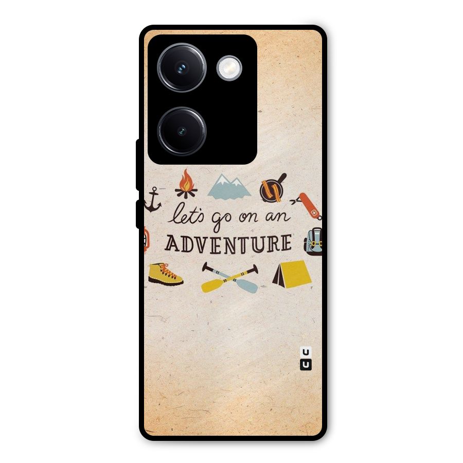 Lets Adventure Life Metal Back Case for Vivo Y300 Plus