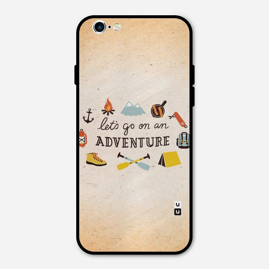 Lets Adventure Life Metal Back Case for iPhone 6 6s