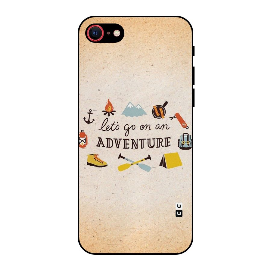 Lets Adventure Life Metal Back Case for iPhone 7