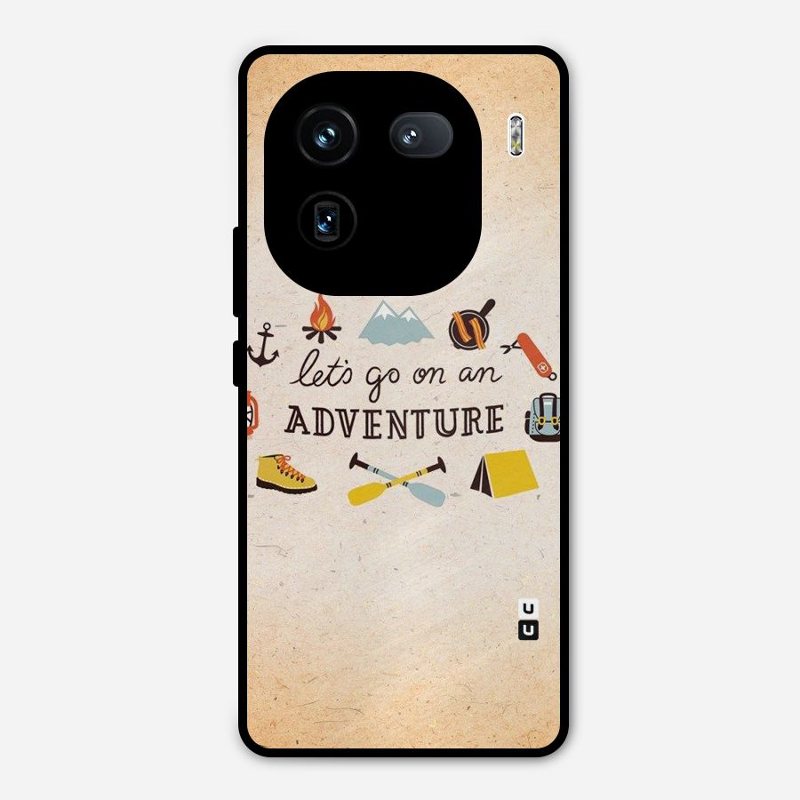 Lets Adventure Life Metal Back Case for iQOO 12