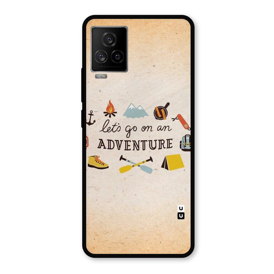 Lets Adventure Life Metal Back Case for iQOO 7 Legend 5G