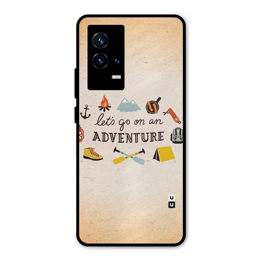 Lets Adventure Life Metal Back Case for iQOO 9 5G