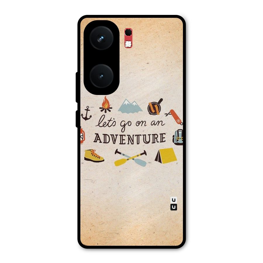Lets Adventure Life Metal Back Case for iQOO Neo 9 Pro
