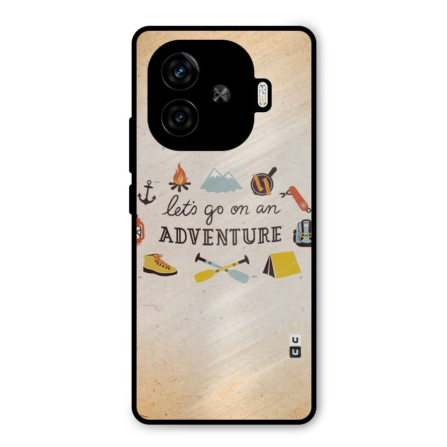 Lets Adventure Life Metal Back Case for iQOO Z9 Turbo