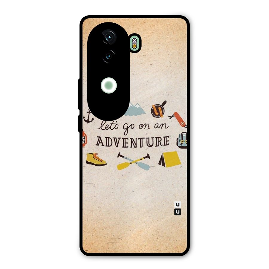 Lets Adventure Life Metal Back Case for iQOO Z9s
