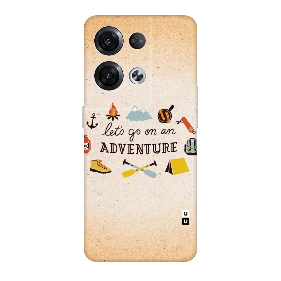 Lets Adventure Life Original Polycarbonate Back Case for Oppo Reno8 Pro 5G