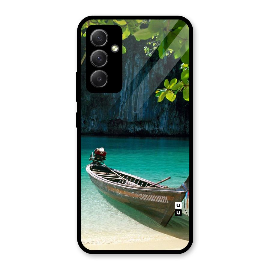 Lets Cross Over Glass Back Case for Galaxy A34