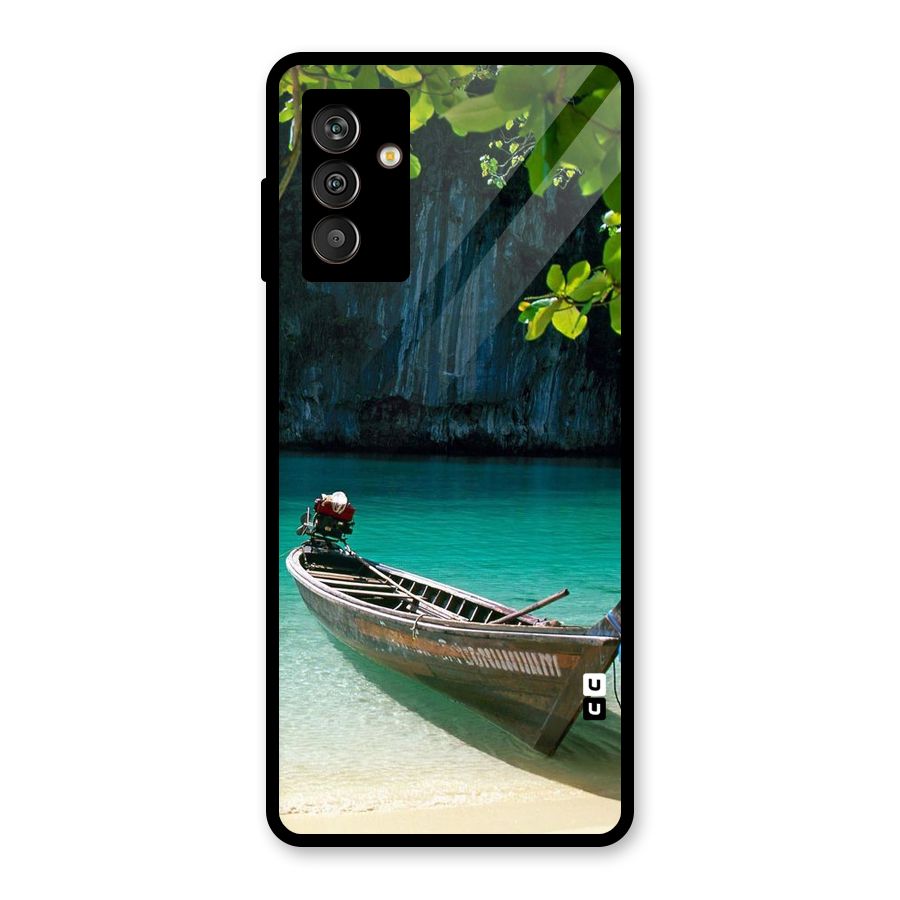 Lets Cross Over Glass Back Case for Galaxy M13