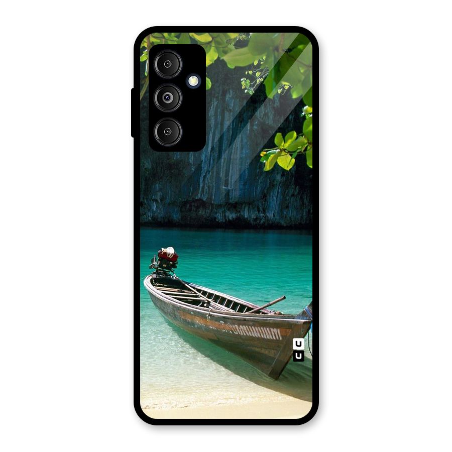 Lets Cross Over Glass Back Case for Galaxy M14 5G