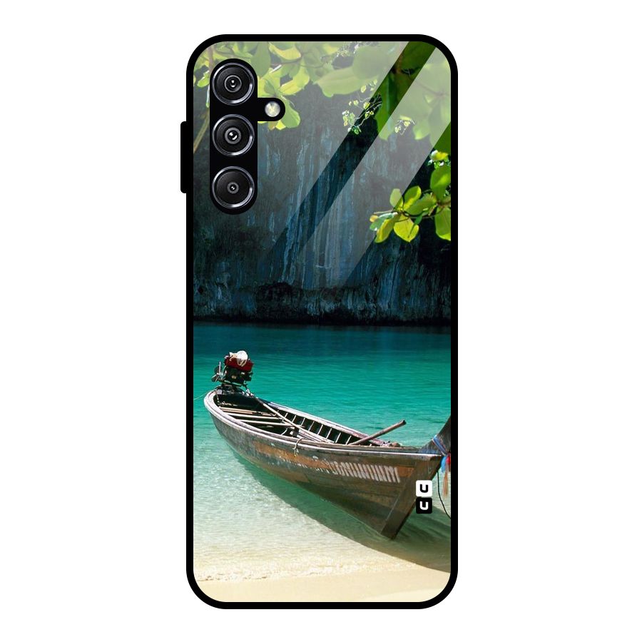 Lets Cross Over Glass Back Case for Galaxy M34 5G