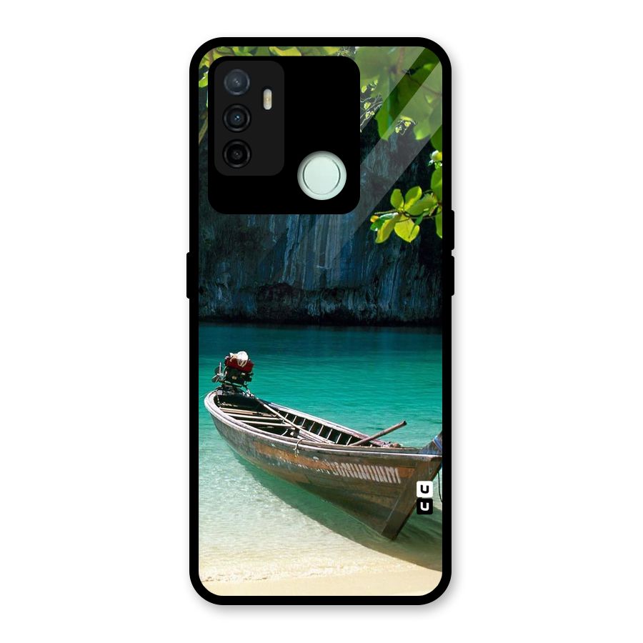 Lets Cross Over Glass Back Case for Oppo A53