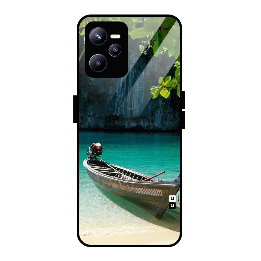 Lets Cross Over Glass Back Case for Realme C35