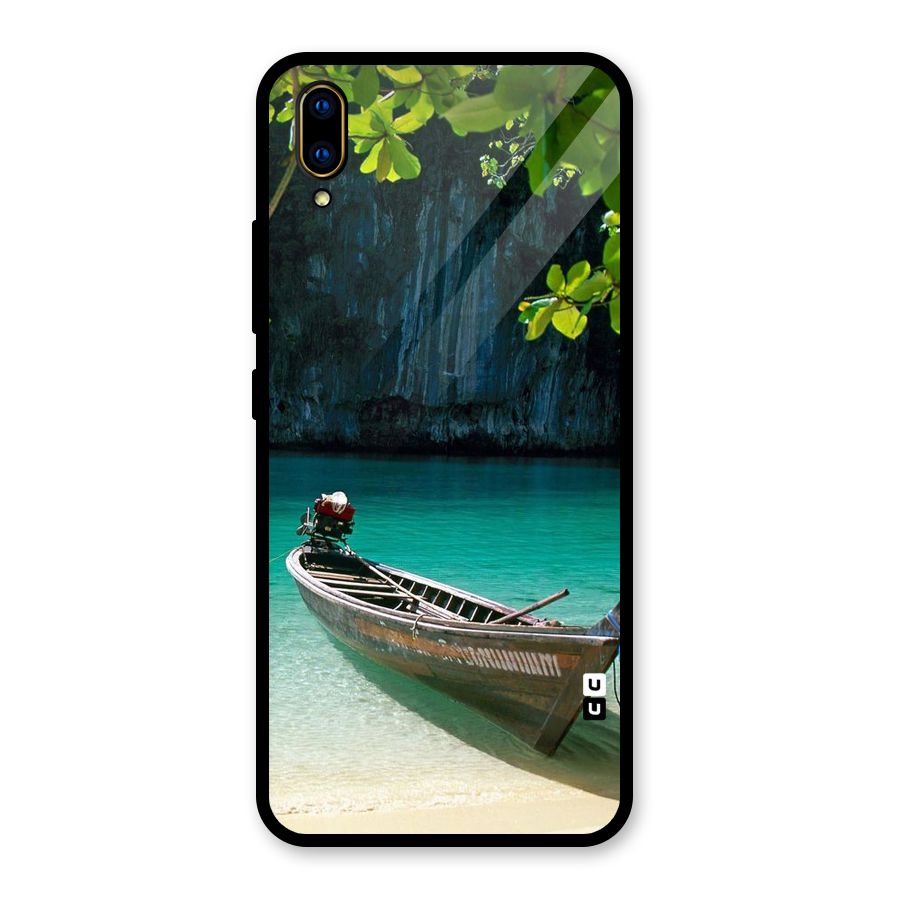 Lets Cross Over Glass Back Case for Vivo V11 Pro