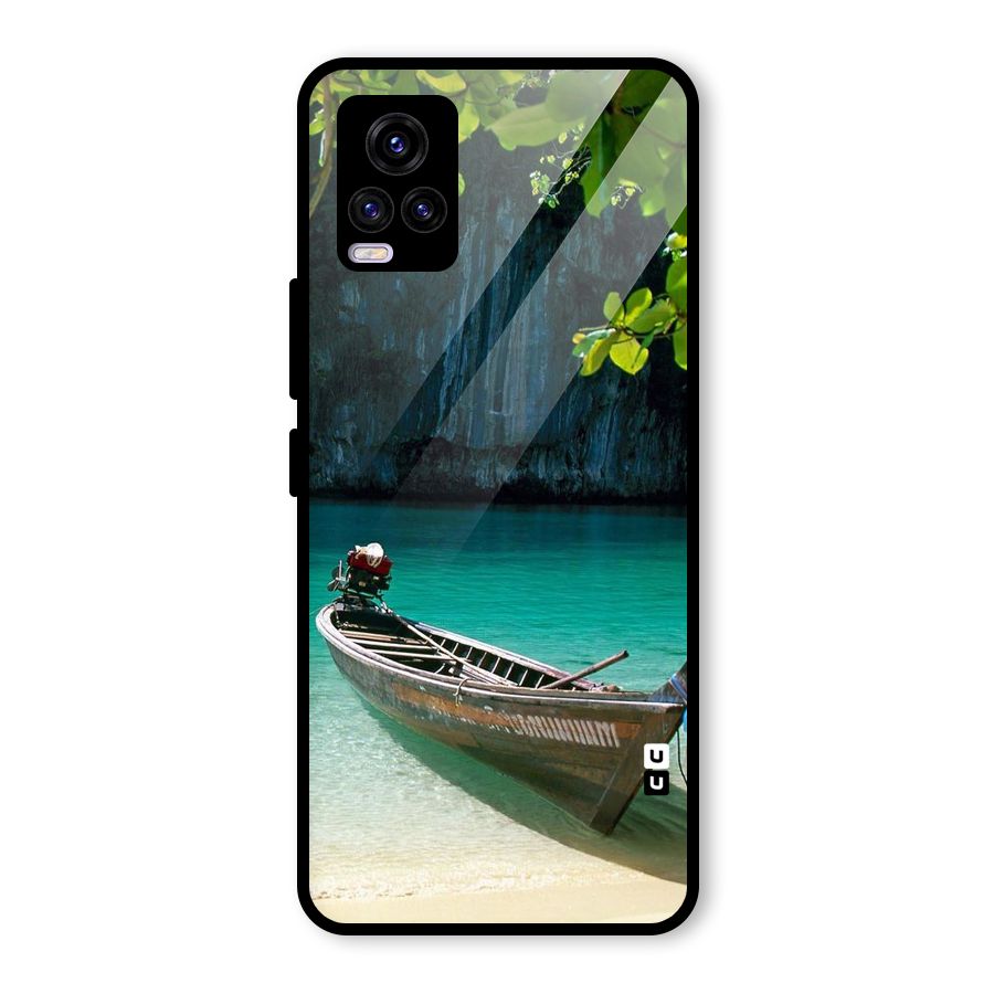 Lets Cross Over Glass Back Case for Vivo V20 2021