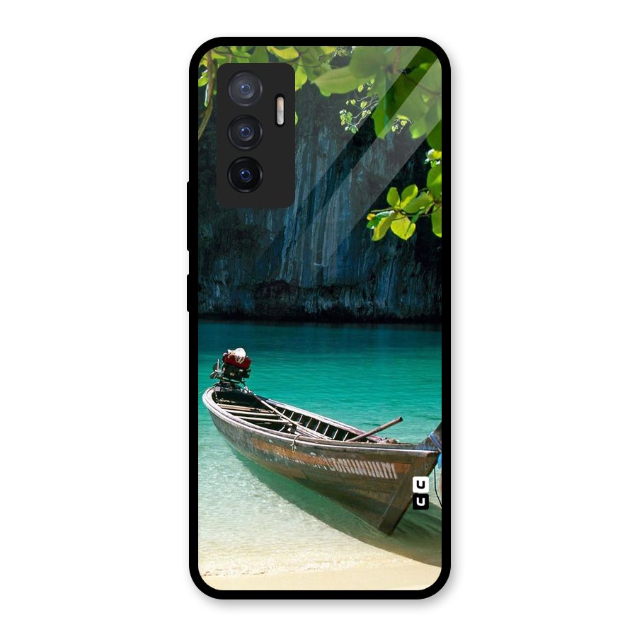 Lets Cross Over Glass Back Case for Vivo V23e