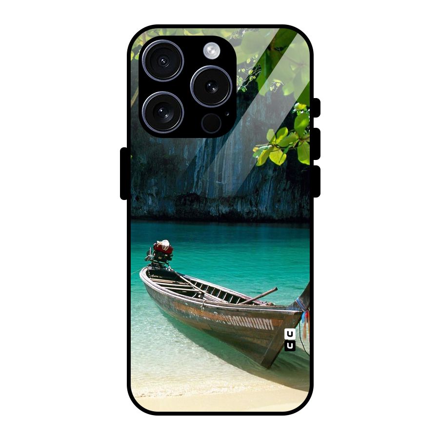 Lets Cross Over Glass Back Case for iPhone 15 Pro