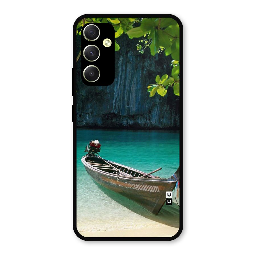 Lets Cross Over Metal Back Case for Galaxy A34