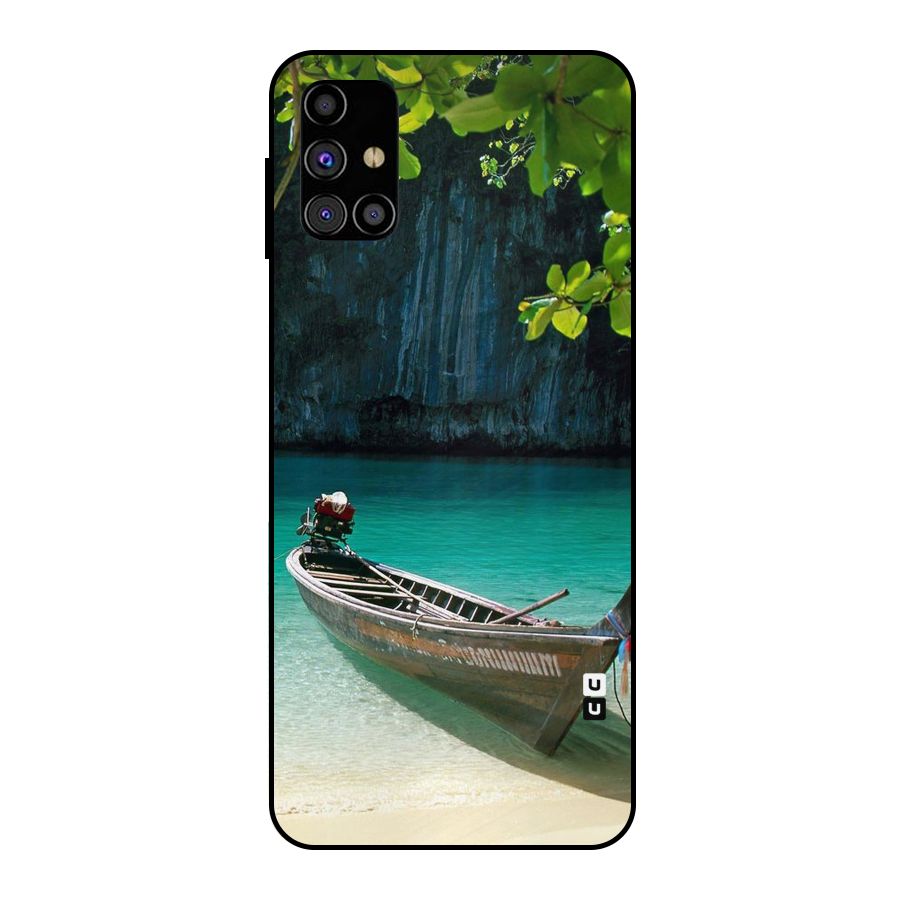 Lets Cross Over Metal Back Case for Galaxy M31s