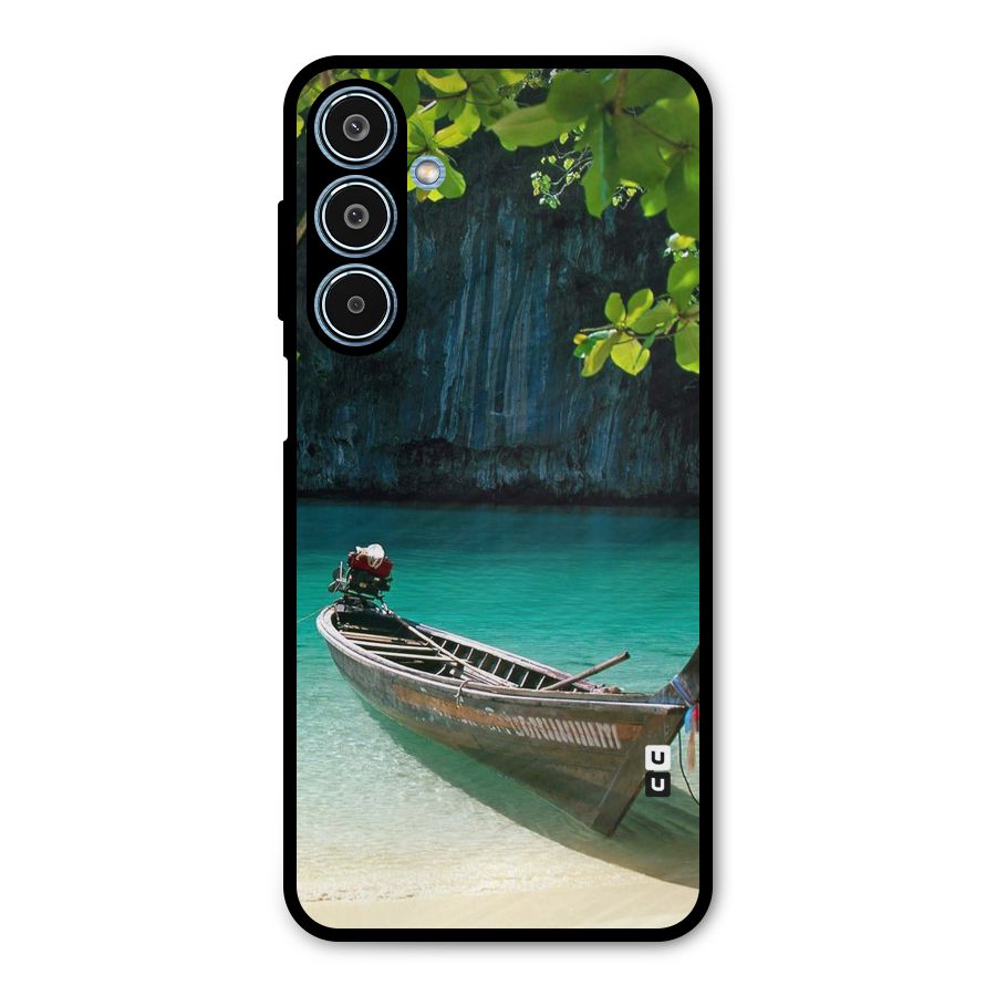Lets Cross Over Metal Back Case for Galaxy M35