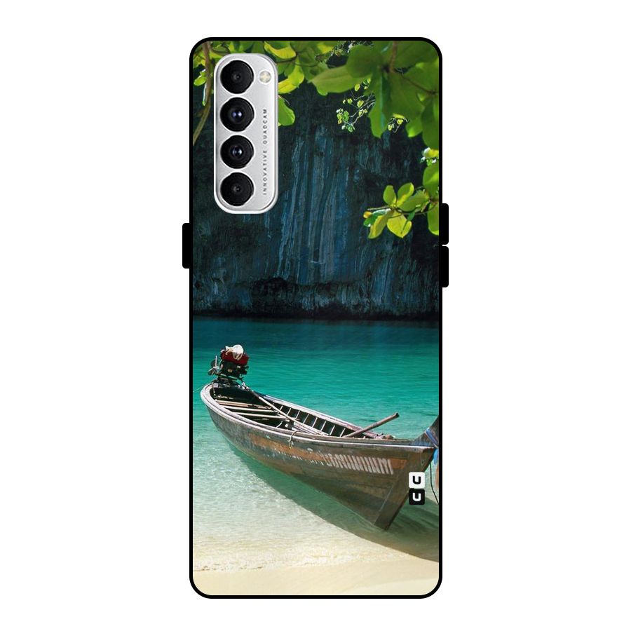 Lets Cross Over Metal Back Case for Oppo Reno4 Pro
