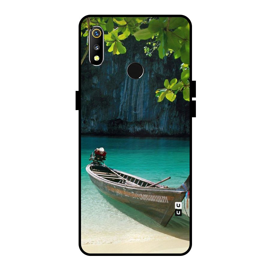 Lets Cross Over Metal Back Case for Realme 3i