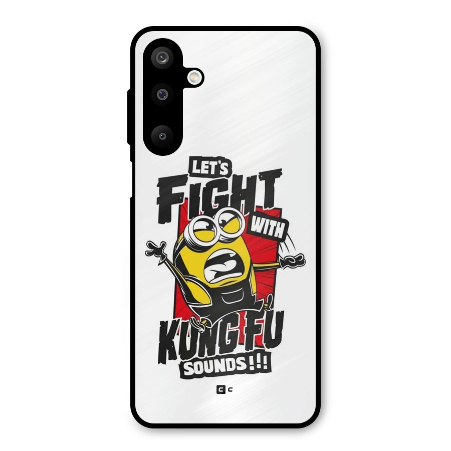 Lets Fight Metal Back Case for Galaxy M16