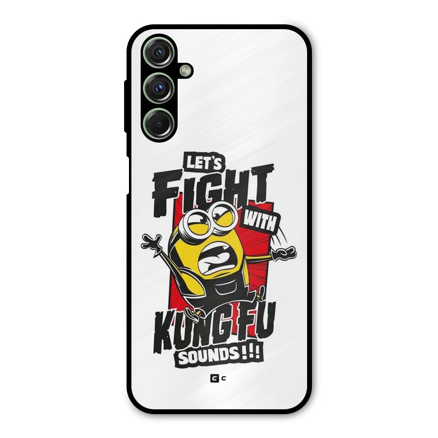 Lets Fight Metal Back Case for Galaxy M34