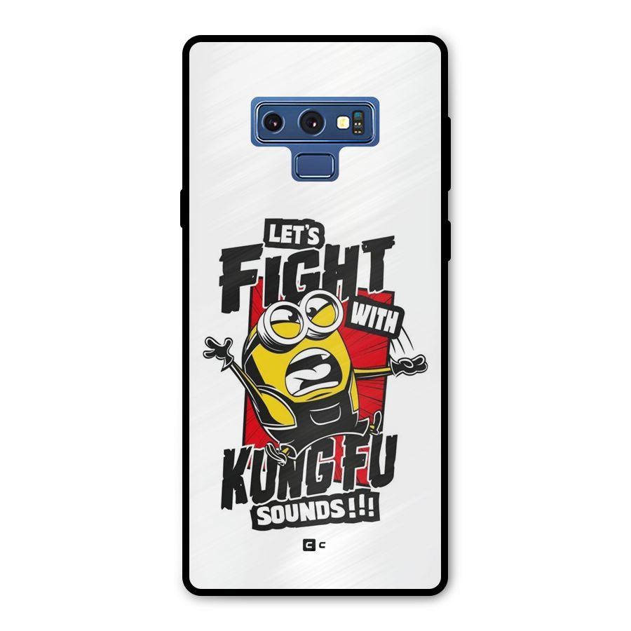 Lets Fight Metal Back Case for Galaxy Note 9