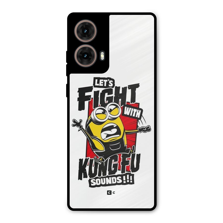 Lets Fight Metal Back Case for Moto G85