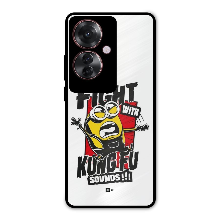 Lets Fight Metal Back Case for Oppo F25 Pro
