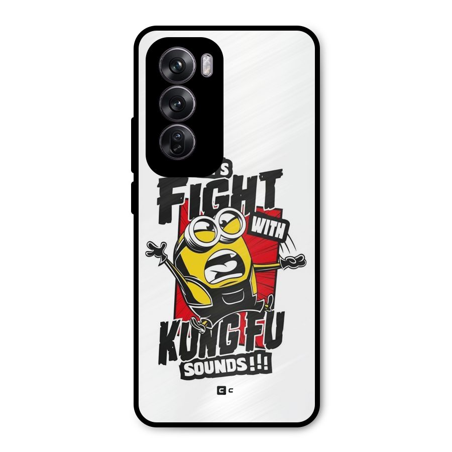 Lets Fight Metal Back Case for Oppo Reno12 Pro
