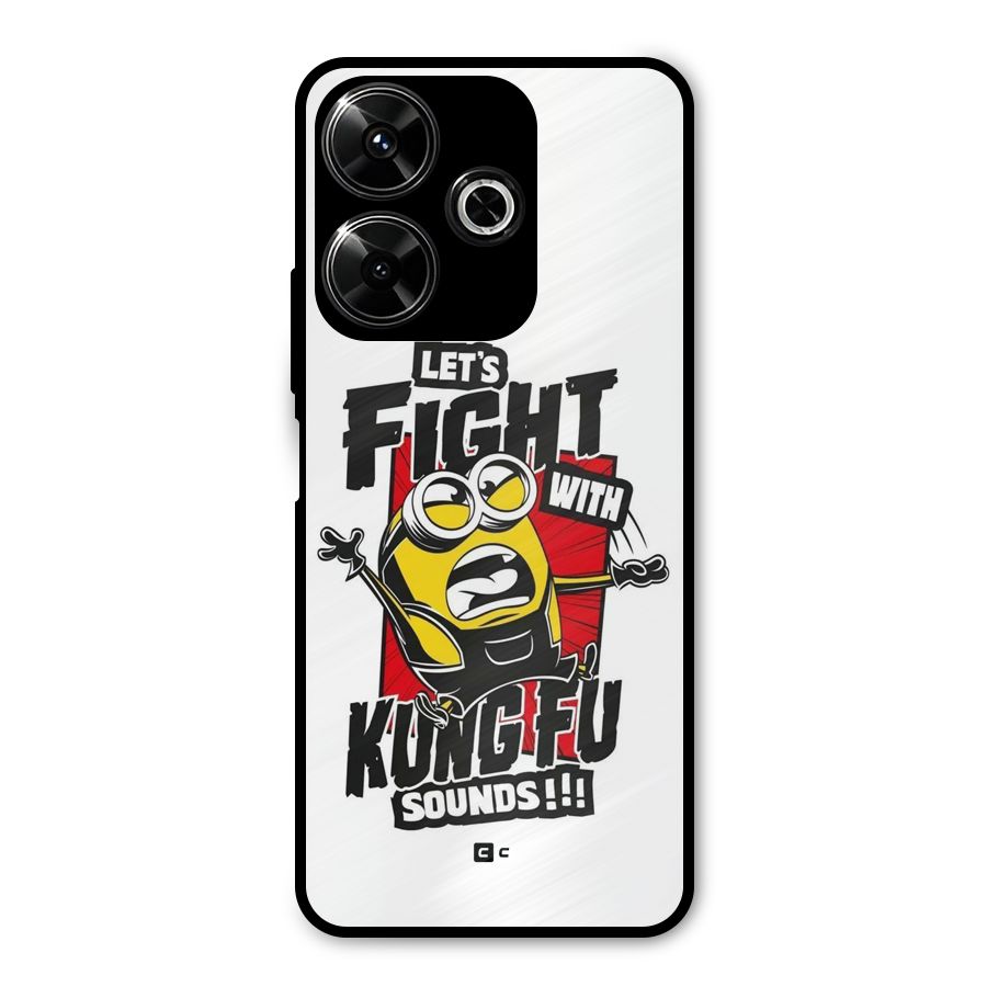 Lets Fight Metal Back Case for Redmi 13 5G