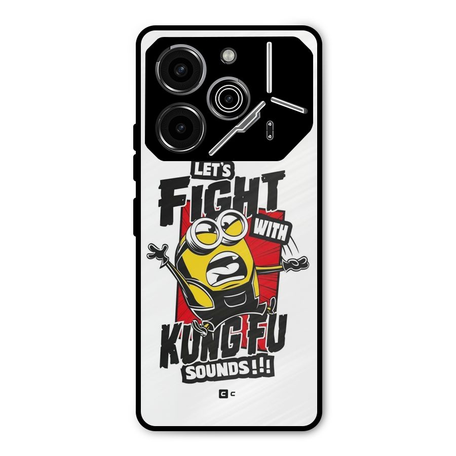 Lets Fight Metal Back Case for Tecno Pova 6 Pro