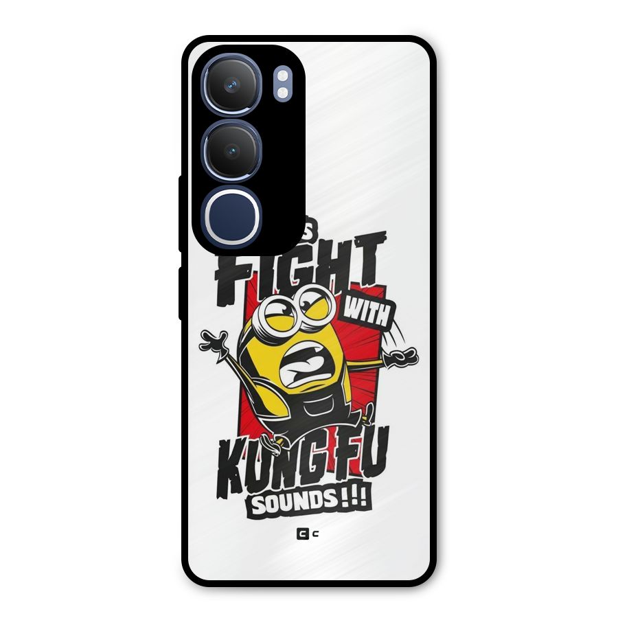 Lets Fight Metal Back Case for Vivo Y29