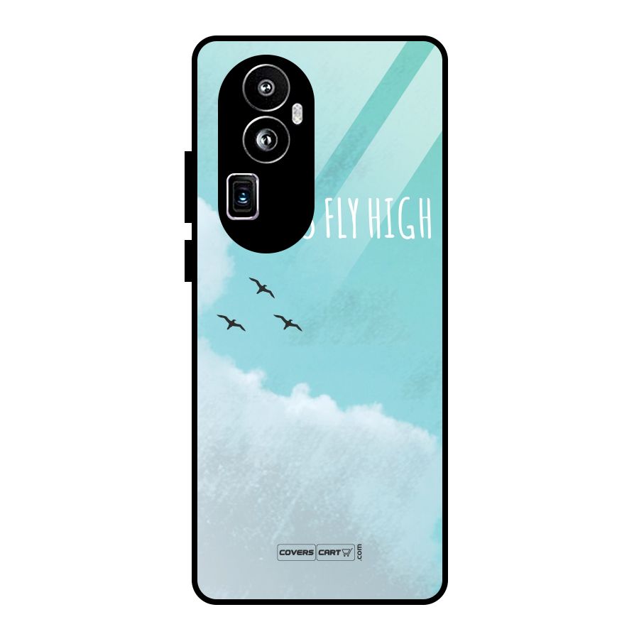 Lets Fly High Glass Back Case for Oppo Reno10 Pro Plus