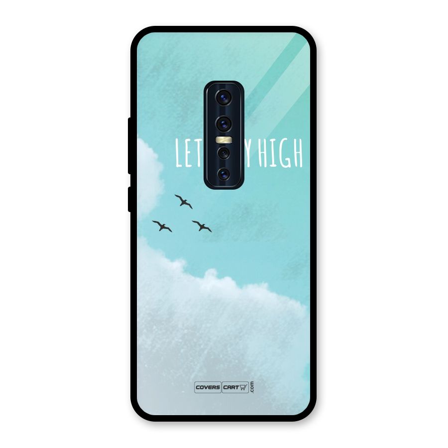 Lets Fly High Glass Back Case for Vivo V17 Pro