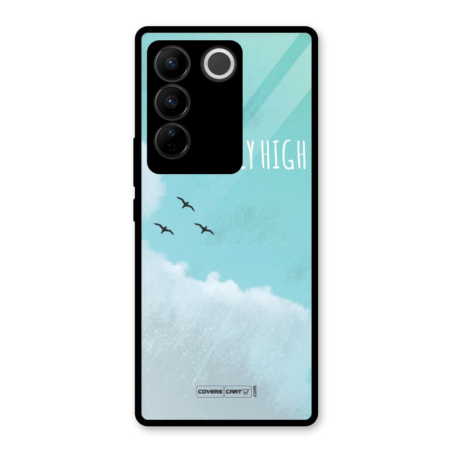 Lets Fly High Glass Back Case for Vivo V27