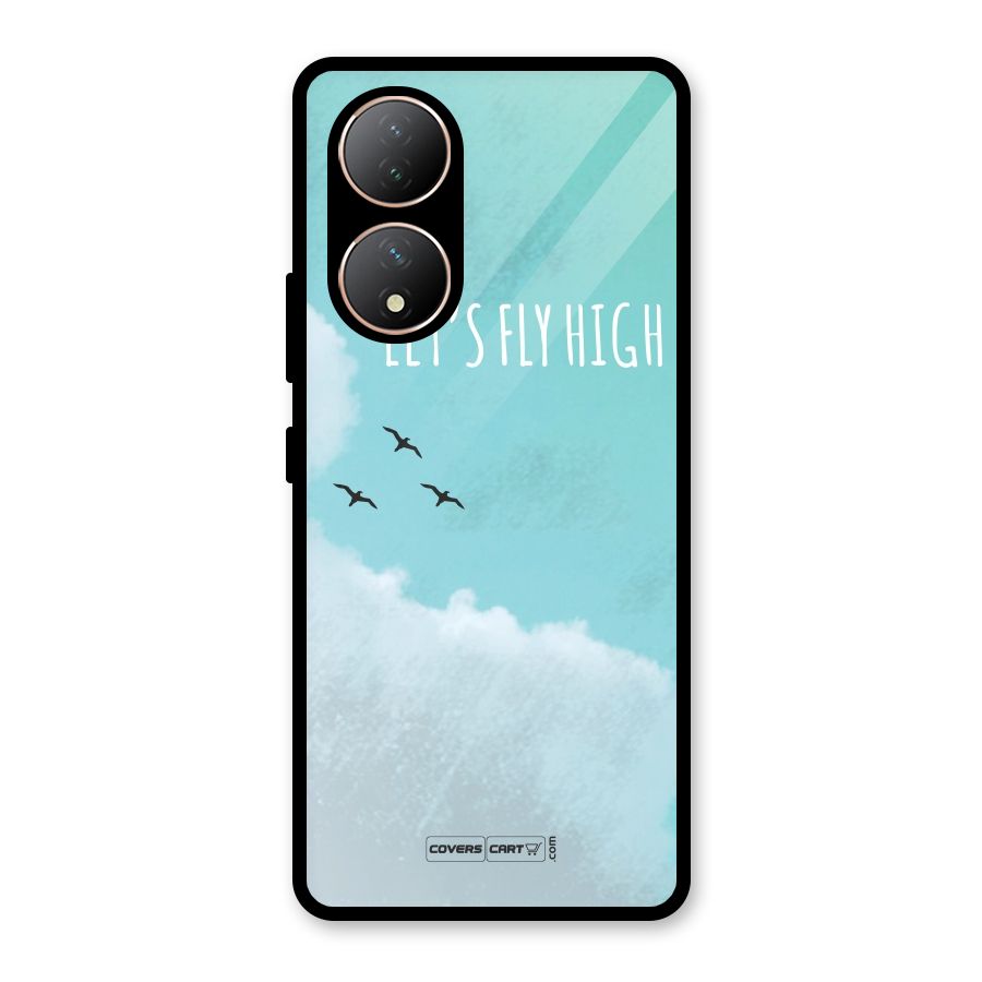 Lets Fly High Glass Back Case for Vivo Y100A