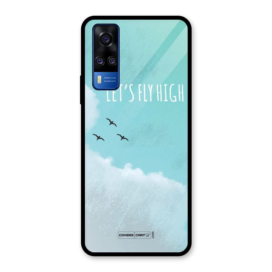 Lets Fly High Glass Back Case for Vivo Y31