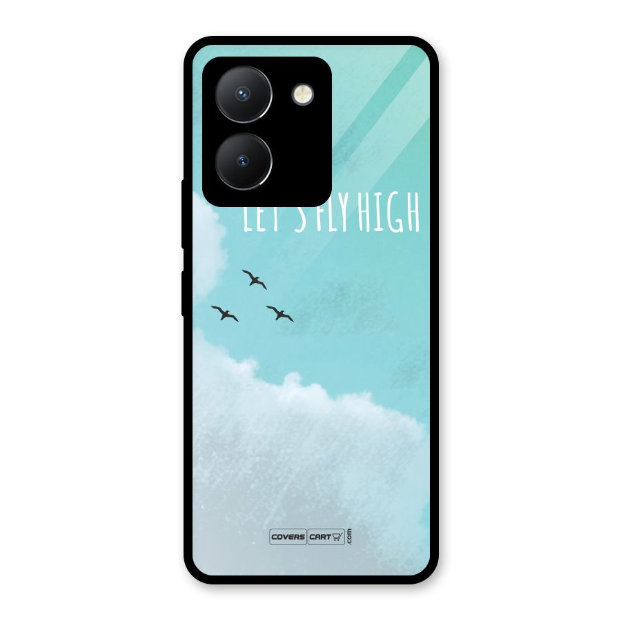 Lets Fly High Glass Back Case for Vivo Y36