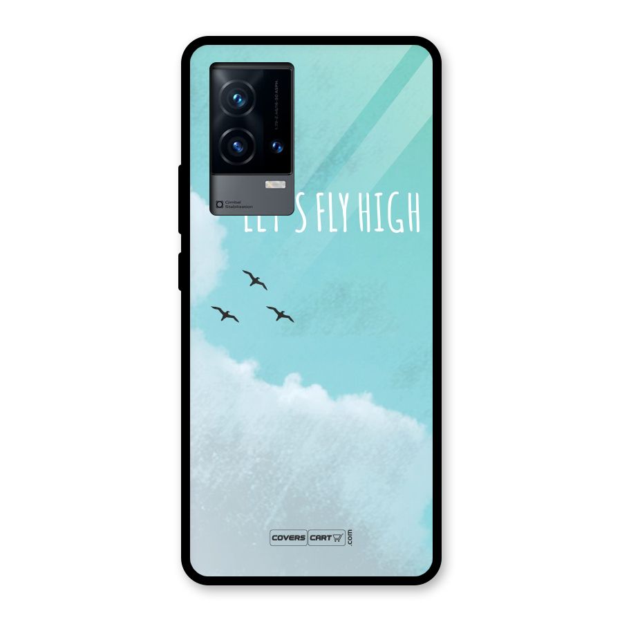Lets Fly High Glass Back Case for iQOO 9 5G