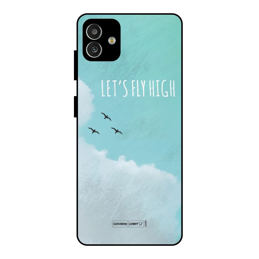 Lets Fly High Metal Back Case for Galaxy M13 5G