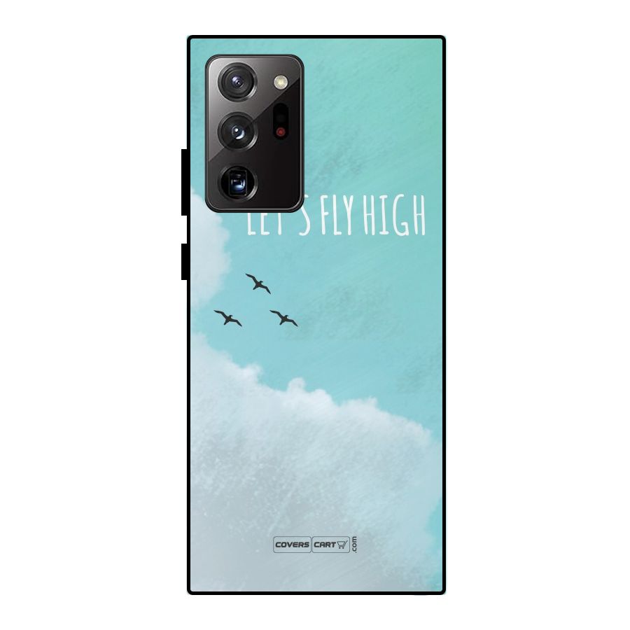 Lets Fly High Metal Back Case for Galaxy Note 20 Ultra