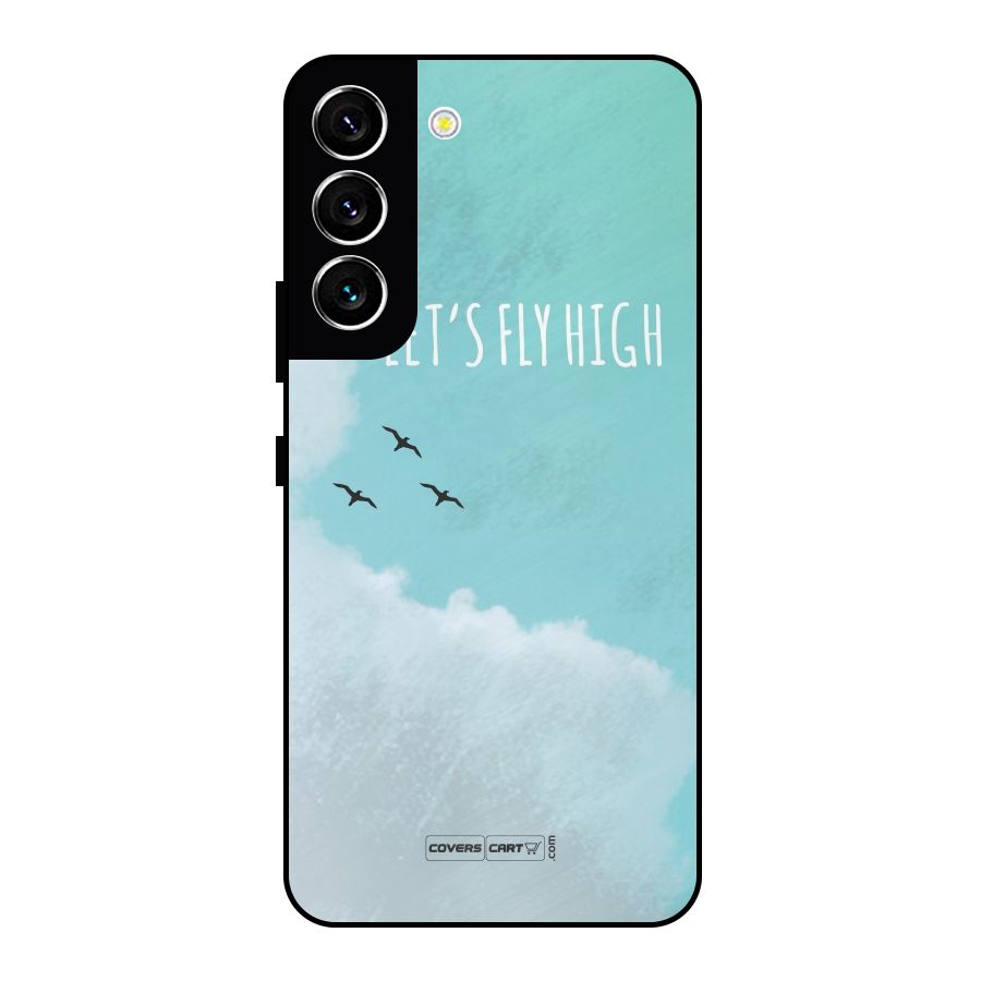 Lets Fly High Metal Back Case for Galaxy S22 5G