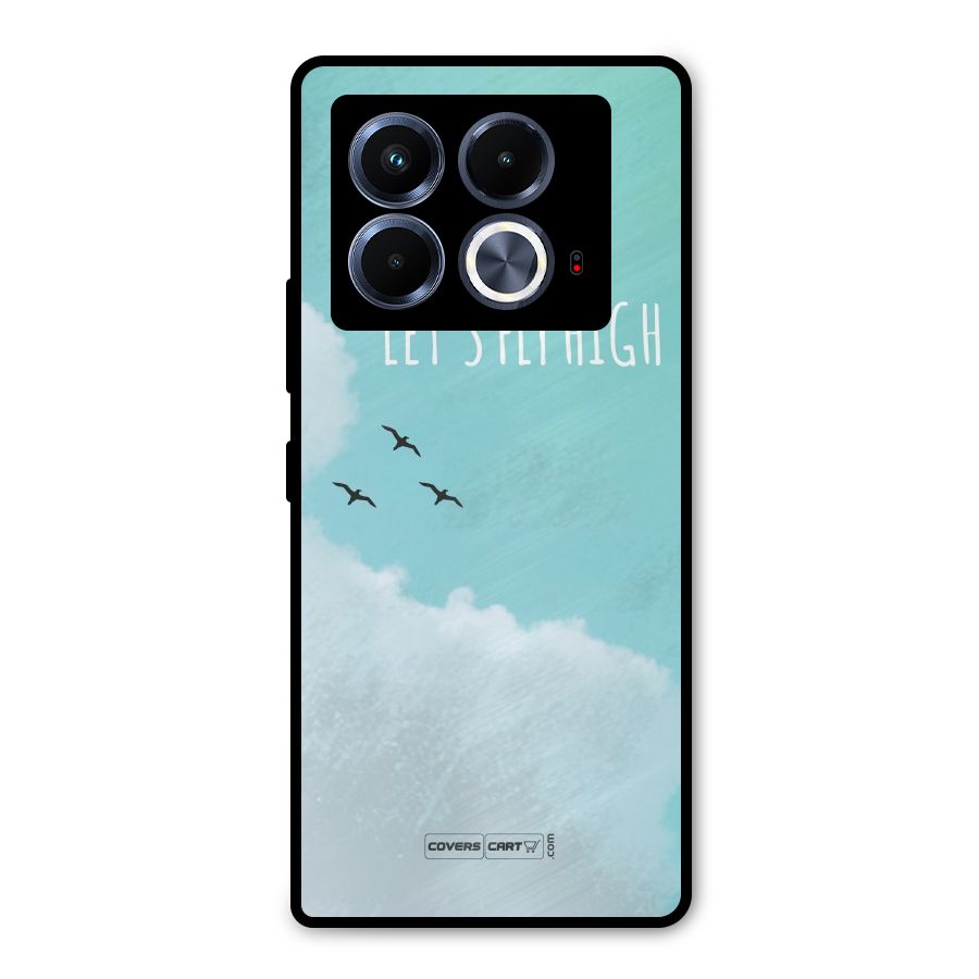 Lets Fly High Metal Back Case for Infinix Note 40 5G