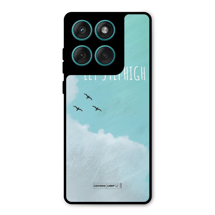 Lets Fly High Metal Back Case for Motorola Edge 60 Fusion