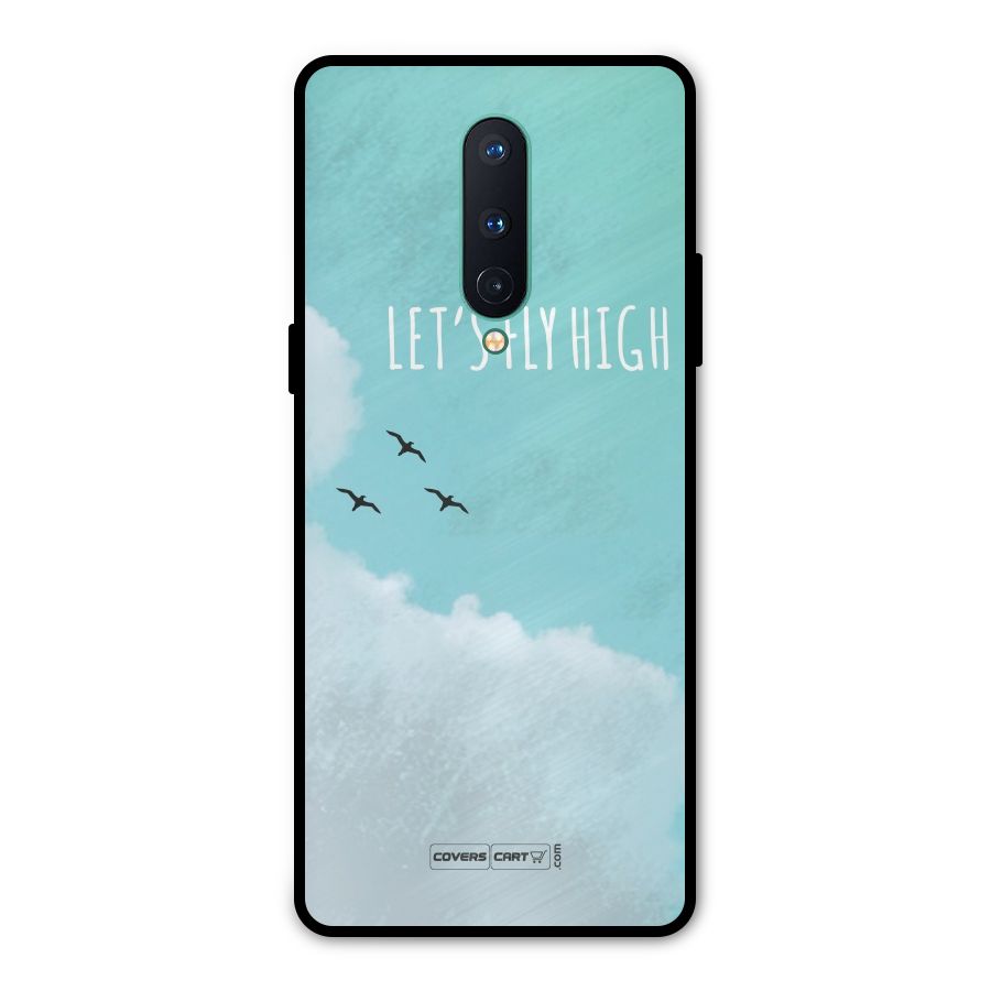 Lets Fly High Metal Back Case for OnePlus 8