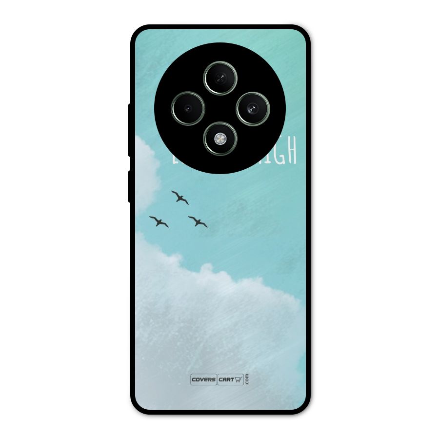 Lets Fly High Metal Back Case for Oppo F27